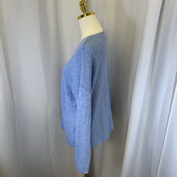 LILLY PULITZER Womens Sz L Pippy Sweater Blue Peri Sun Sand Sea NWOT $138 Preppy - Picture 3 of 13